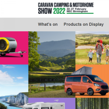Extraordinary demand for tickets for the Caravan, Camping & Motorhome Show
