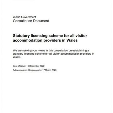 Consultation on Statutory licensing scheme for visitor accommodation providers in Wales – caravans in scope