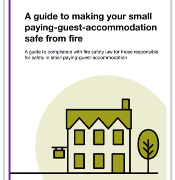 Home Office – updated Fire Safety Guidance for small accommodation businesses